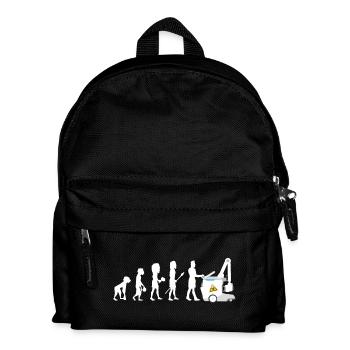 Humor Evolution Manip Mobilfunk Radiologie - Kinder Rucksack - Schwarz - Vorne