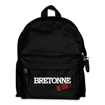 Bretonne de ouf - Sac à dos Enfant - noir - Devant
