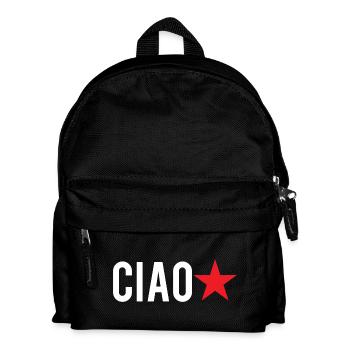T-Shirt Hello Red Star T-Shirt Roter Stern - Kinder Rucksack - Schwarz - Vorne