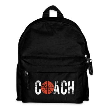 BASKETBALL COACH Design for Men and Women - Kids' Backpack - black - Front
