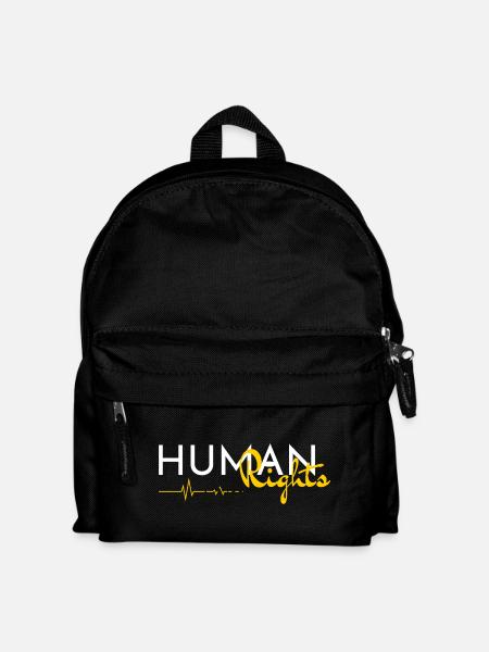 Lifeline to Human Rights - Kids' Backpack - black