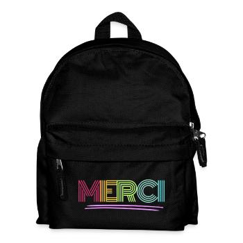MERCI - A thank you - Kids' Backpack - black - Front