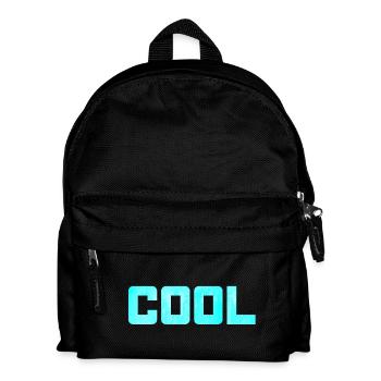 cool eisblau Eis kühl kalt Eigenschaft Quote - Kids' Backpack - black - Front