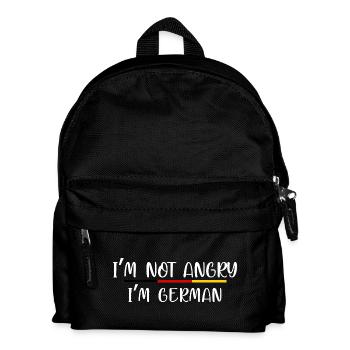 Humorous German Identity Statement - Kids' Backpack - black - Front