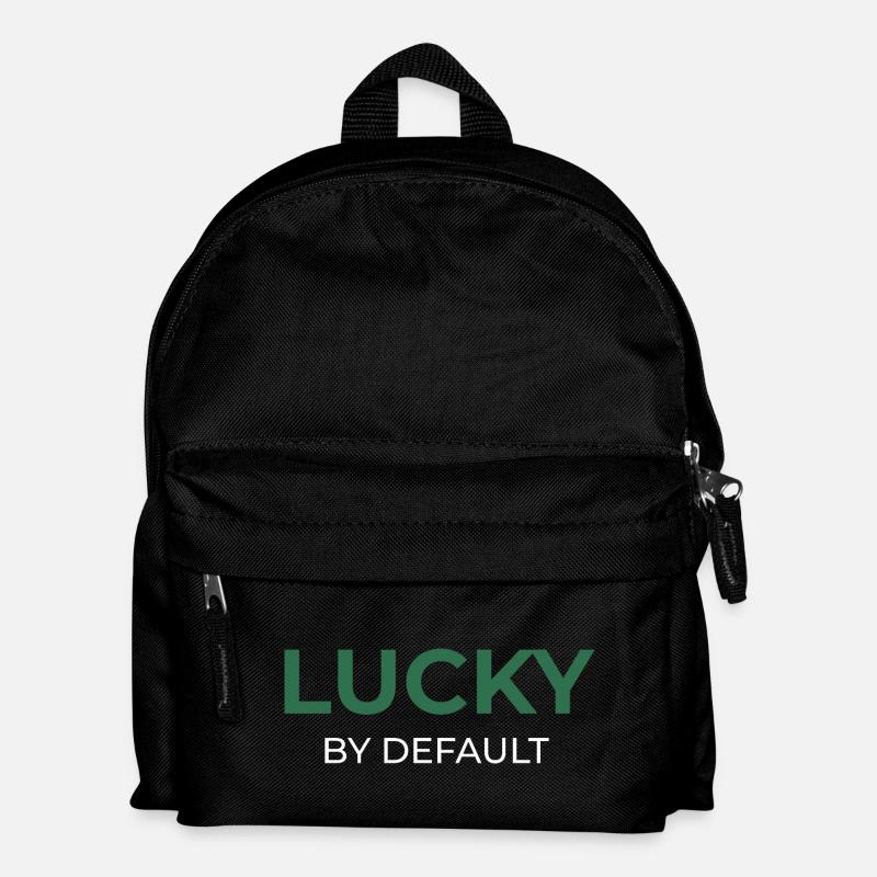 Lucky By Default - Kinder Rucksack - Schwarz