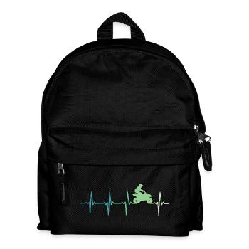 Quad Heartbeat ATV - Kinder Rucksack - Schwarz - Vorne