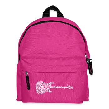 Butterfly Electric Guitar - Kids' Backpack - fuchsia - Front