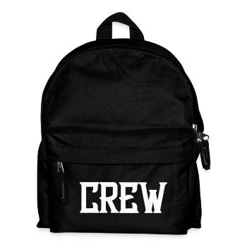 Crew - Kinder Rucksack - Schwarz - Vorne