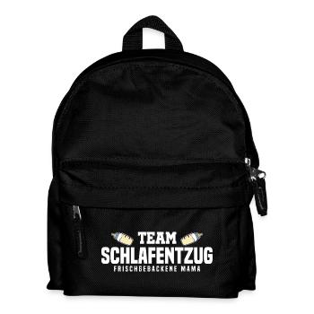 Team Schlafentzug - Frischgebackene Mama - Kinder Rucksack - Schwarz - Vorne