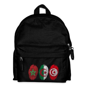 MAGHREB UNITED المغرب LOGO - Kinder Rucksack - Schwarz - Vorne