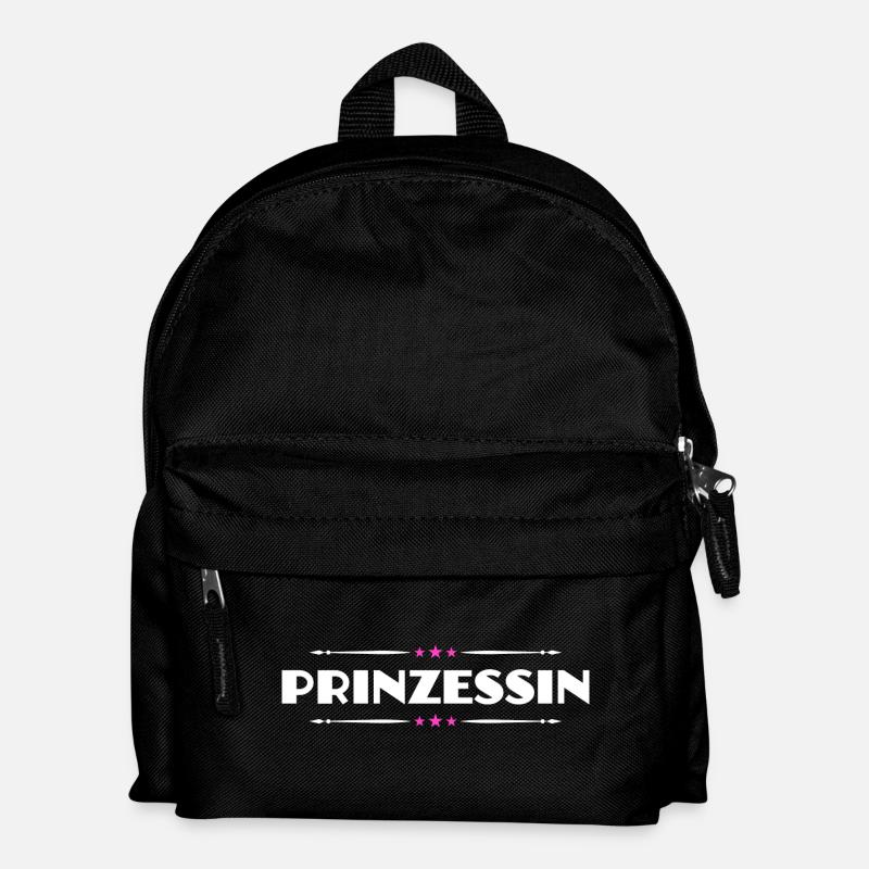 Prinzessin - Kinder Rucksack - Schwarz
