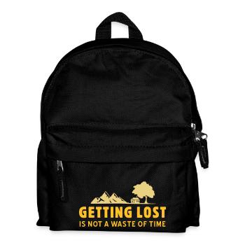 Se perdre - Chemise pour les amoureux de la nature Forest Nature - Sac à dos Enfant - noir - Devant