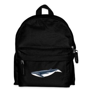 Tropical baby whale Baby whale - Baby baleine - Kids' Backpack - black - Front