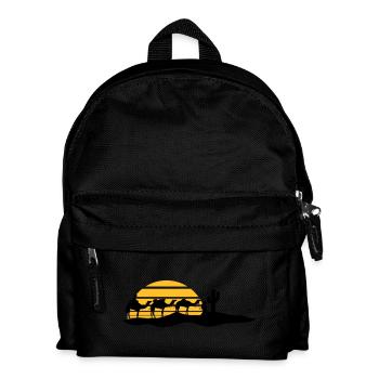 sun strip caravan dealer travel cactus kame - Kids' Backpack - black - Front