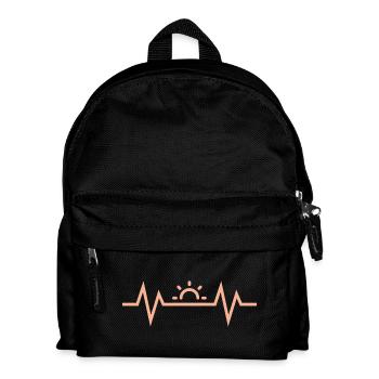 Heartbeat Sun - Kids' Backpack - black - Front
