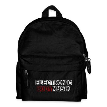 Electronic body music - Kids' Backpack - black - Front