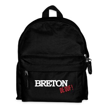 Breton de ouf - Sac à dos Enfant - noir - Devant