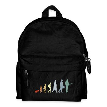Guitarist Evolution - Kids' Backpack - black - Front