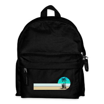 Horizon de la plage - Sac à dos Enfant - noir - Devant