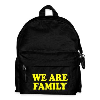 We are family - Sac à dos Enfant - noir - Devant