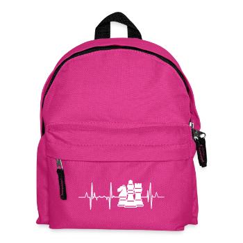 Chess Heart palpitations - Kids' Backpack - fuchsia - Front