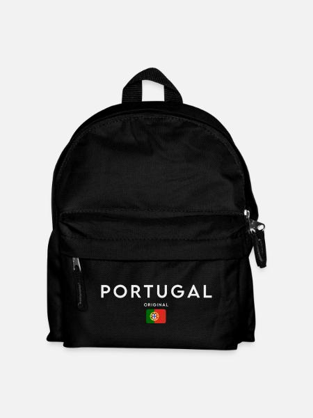 Flag of Portugal, Portuguese pride - Kids' Backpack - black
