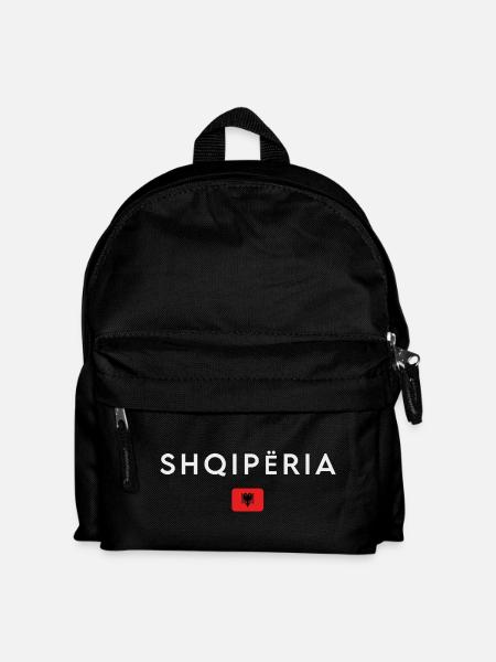 Albanian flag, Albanian pride - Kids' Backpack - black