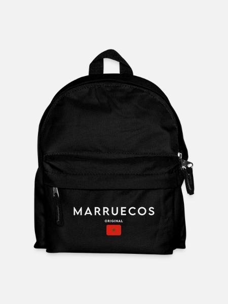 Flagge von Marokko, marokkanischer Stolz - Kinder Rucksack - Schwarz