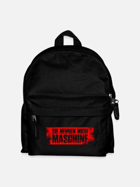 Bodybuilding Bodybuilder Gym Kraftsport Maschine - Kinder Rucksack - Schwarz