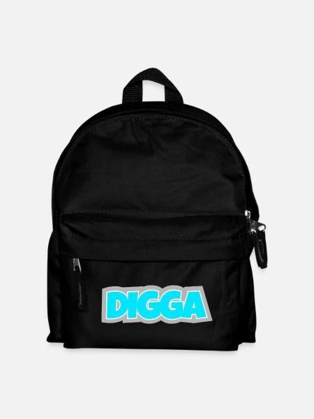 Digga - North German, cheeky and a cult for a long time. - Kids' Backpack - black