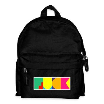 Funny Pop Art F-Word - Kids' Backpack - black - Front