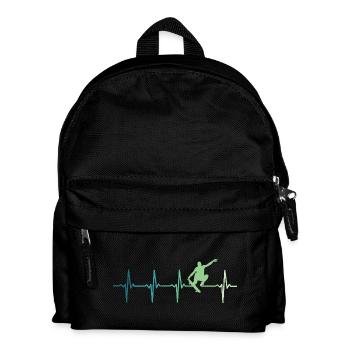 Skater Skater Heartbeat Skateboard - Kinder Rucksack - Schwarz - Vorne