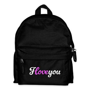 I love you Love Love Declaration Love Wedding - Kids' Backpack - black - Front