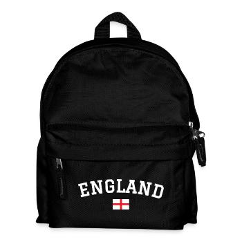 Drapeau anglais Dessin blanc - Sac à dos Enfant - noir - Devant