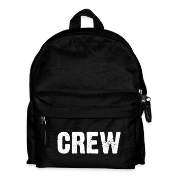 Crew Distressed Text - Kids' Backpack - black - Front