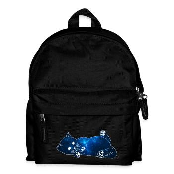 Galaxy Cat [Bleu] - Sac à dos Enfant - noir - Devant
