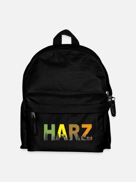 Harz in Farbe - Kinder Rucksack - Schwarz