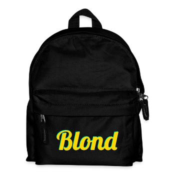 BLOND - Sac à dos Enfant - noir - Devant