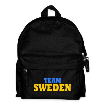 Team sweden - Kinder Rucksack - Schwarz - Vorne