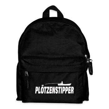 PLÖTZENSTIPPER - Kinder Rucksack - Schwarz - Vorne