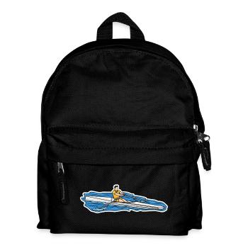 Rower Sketch - Kids' Backpack - black - Front
