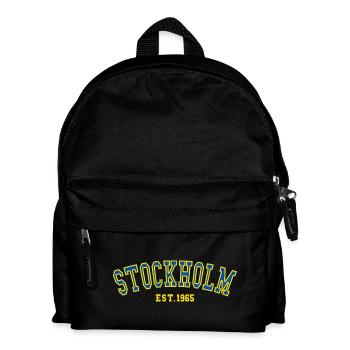 Stockholm Est.1965 - Kinder Rucksack - Schwarz - Vorne