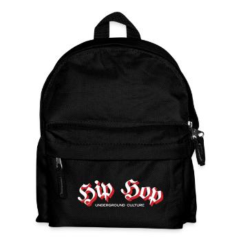 Hip-Hop-Underground-Kultur-Tee - Kinder Rucksack - Schwarz - Vorne