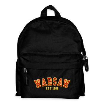 Warschau gegründet 1966 - Kinder Rucksack - Schwarz - Vorne