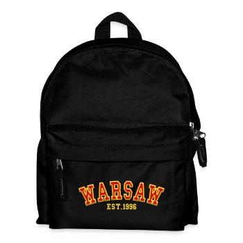 Warschau gegründet 1996 - Kinder Rucksack - Schwarz - Vorne