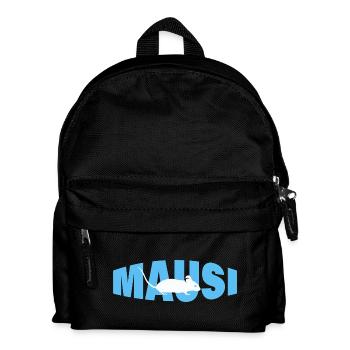 MAUSI - Kinder Rucksack - Schwarz - Vorne
