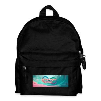 Neurodivergent & Valid - Kinder Rucksack - Schwarz - Vorne