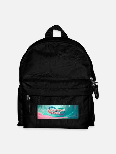 Neurodivergent & Valid - Sac à dos Enfant - noir