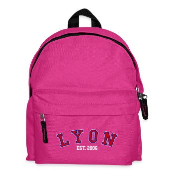 Lyon gegründet 2006 - Kinder Rucksack - Fuchsia - Vorne