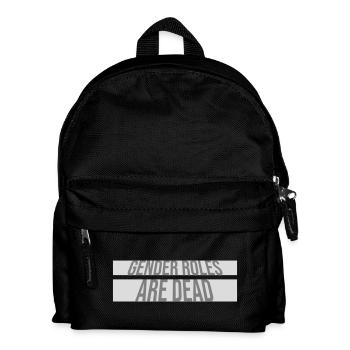 Gender Roles Are Dead Statement Freedom Saying - Kids' Backpack - black - Front